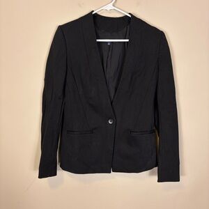 Madewell Sleek Black Suit Blazer Jacket Women’s 4